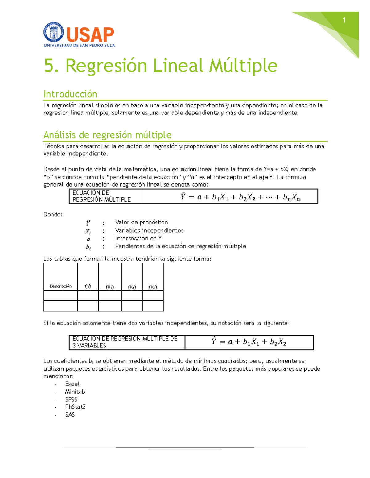 Regresion Multiple Economia 504ec1 Uth Studocu