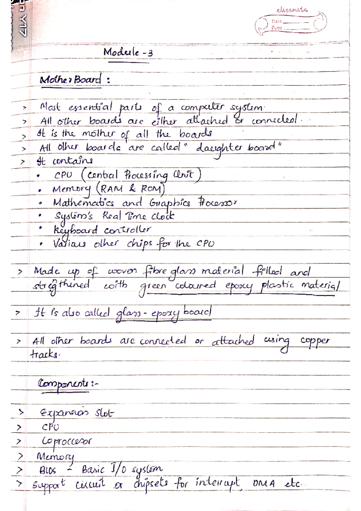 Mp unit 3 Microprocessor and PC Hardware based on mgu syllabus Studocu