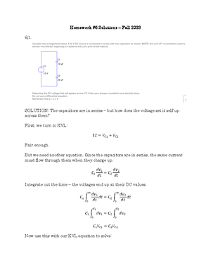 Homework 6 Solutions Fall23 - Homework #6 Solutions – Fall 2023 Q1. Let ...
