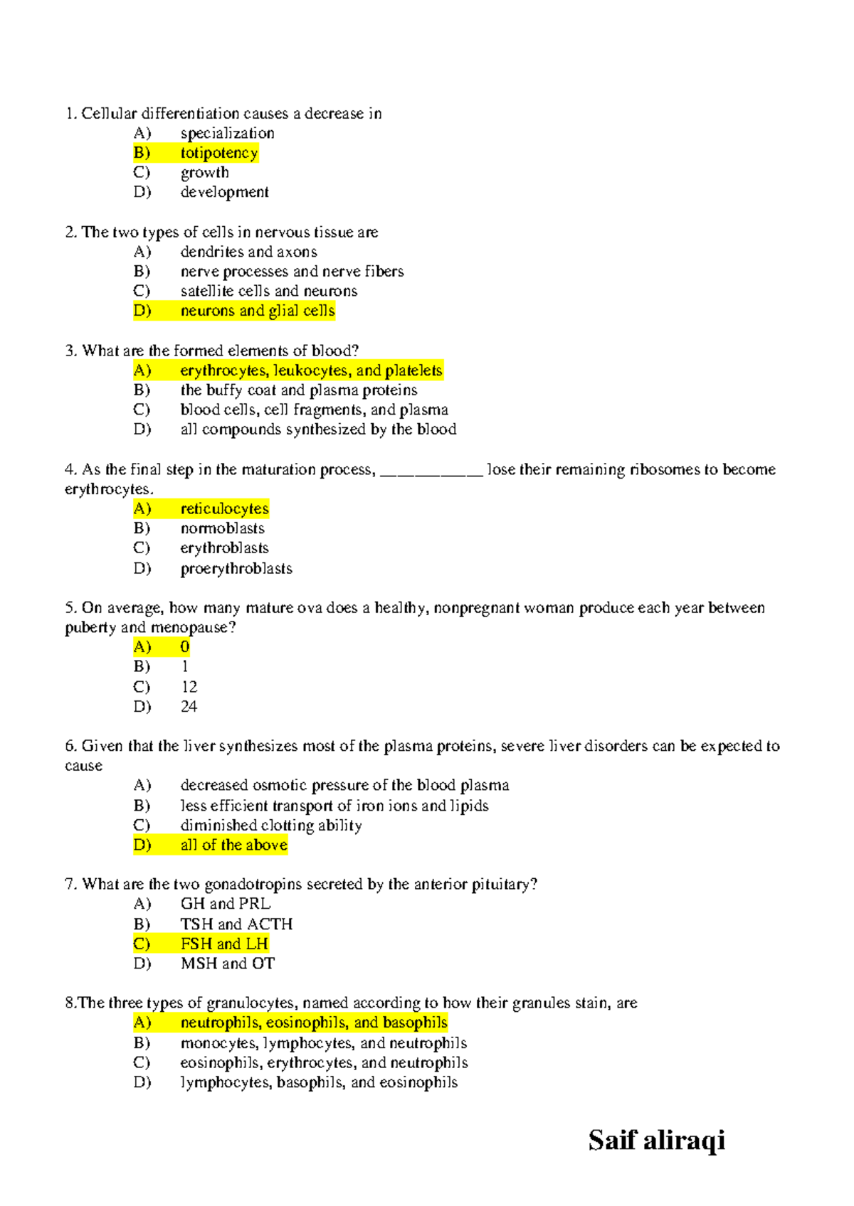 Histo main qn paper - Copy - Cellular differentiation causes a decrease ...