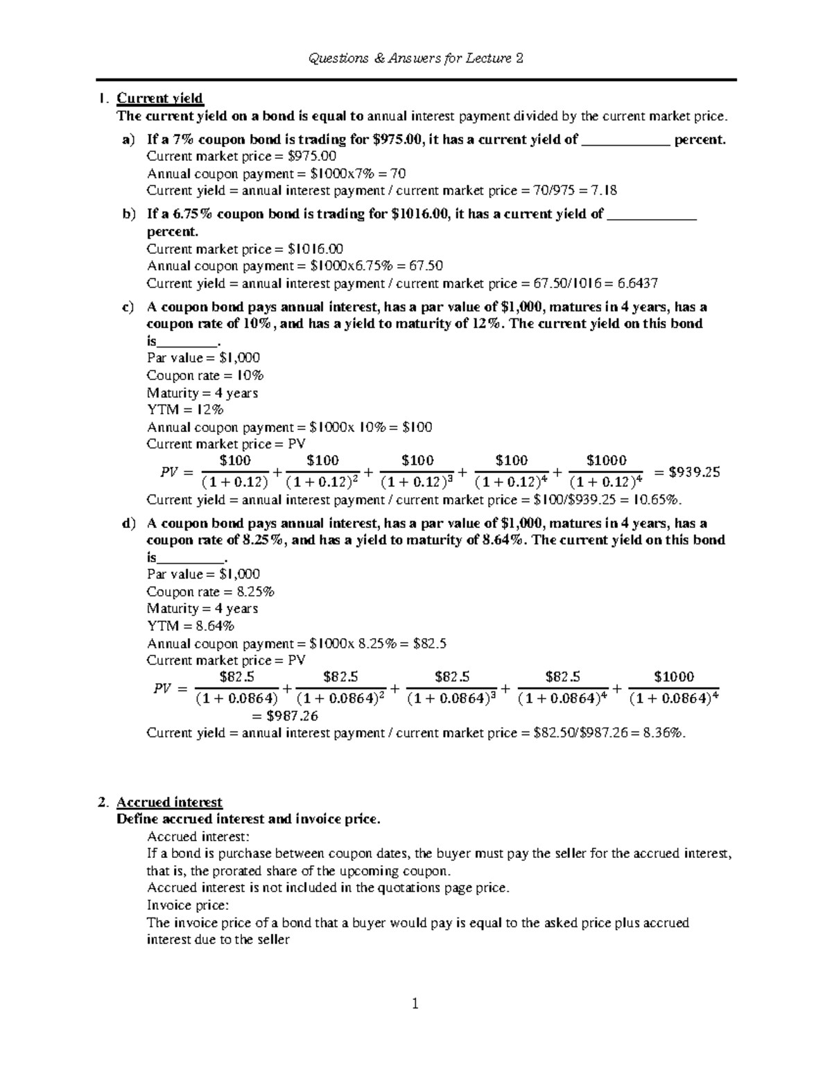 Vusxx Current Yield - cikw4tq