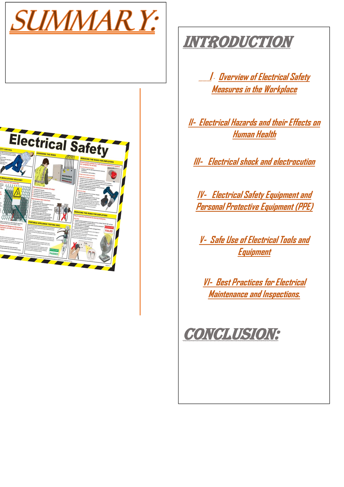 electrical safety essay introduction