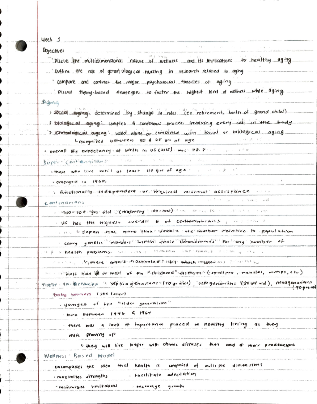 Chapter 1 notes - NUR100 - Studocu