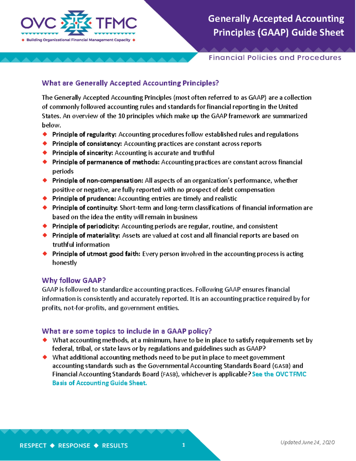 Gaap guide 508ready - accounting principles - 1 OVC TFMC Generally ...