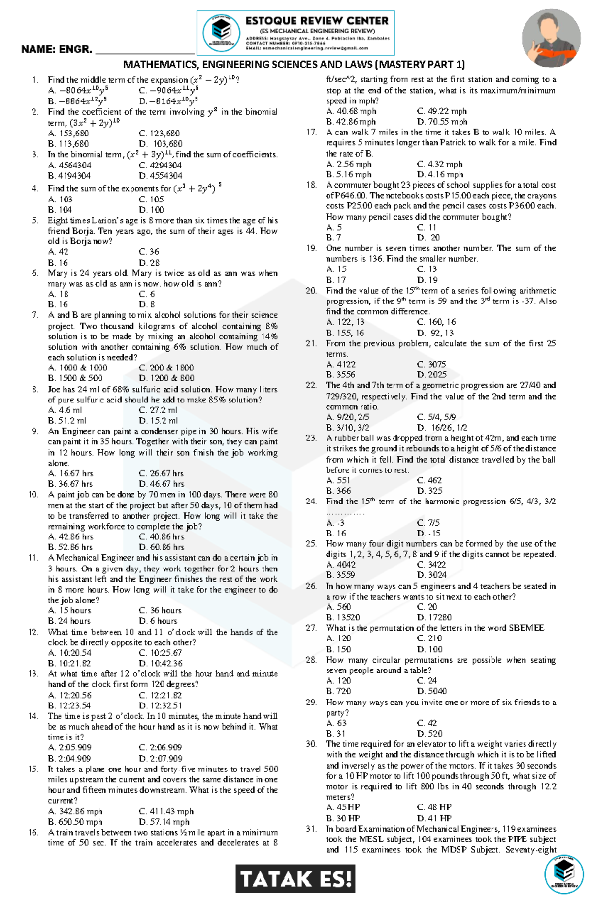 MESL Mastery PART 1 lecture in financial accounting Find the middle