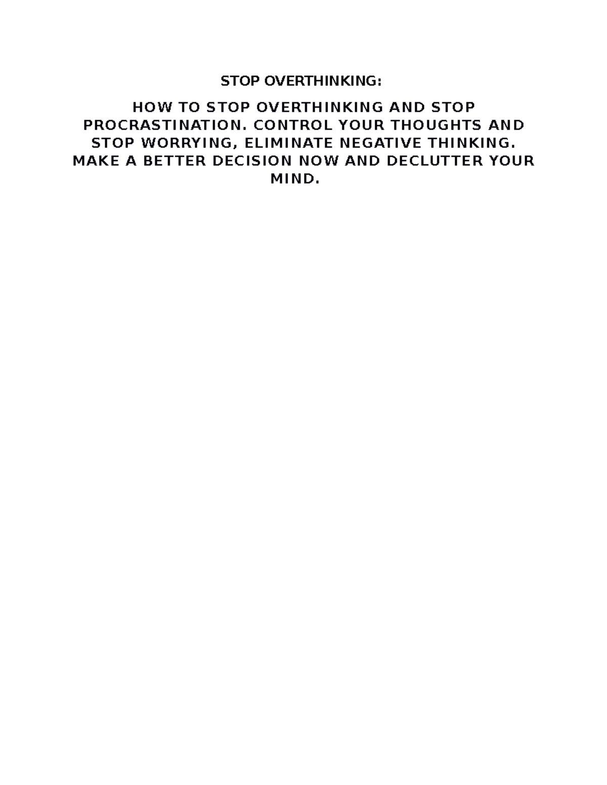 STOP Overthinking rtghrg tr - Bachelor of science in civil engineering ...