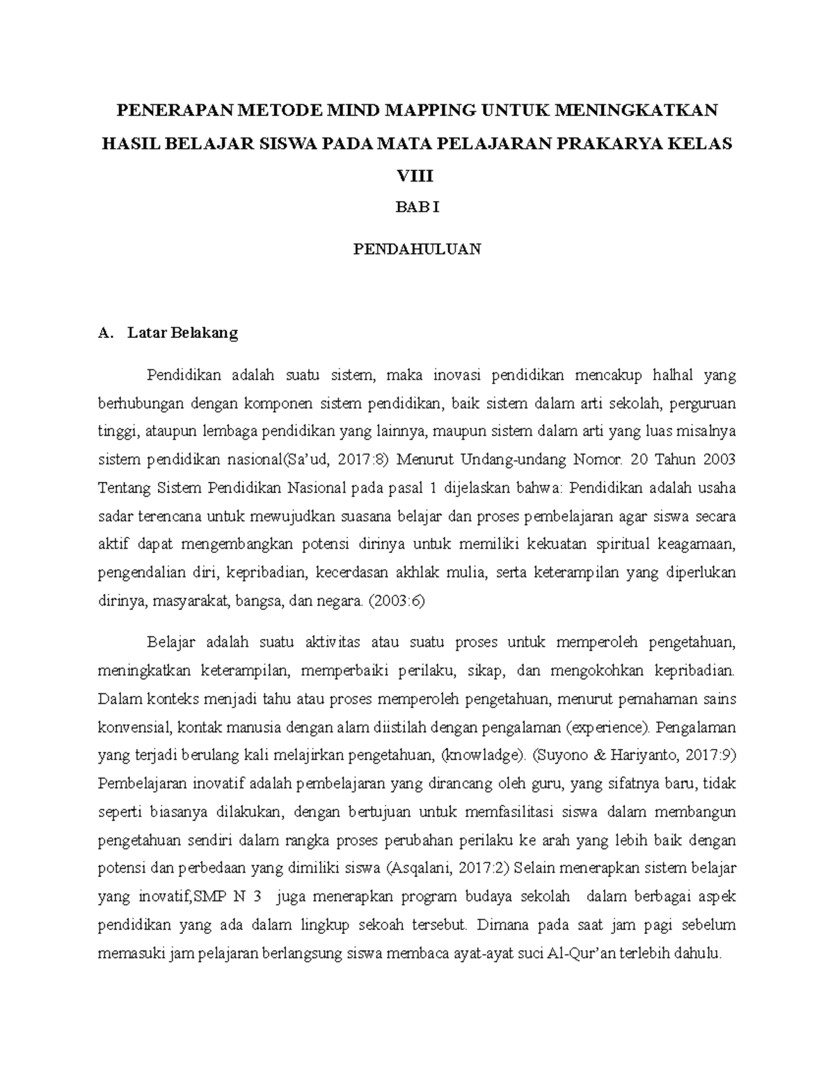 PTK MIND Mapping YANG MAU DI Print - PENERAPAN METODE MIND MAPPING ...