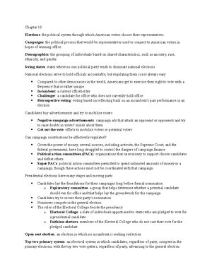 Chapter 5 - notes - POLS 1150 - SLU - Studocu