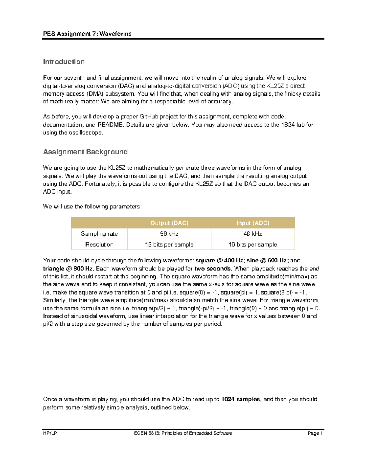 PES+Assignment+7 F23 - solution - Introduction For our seventh and ...