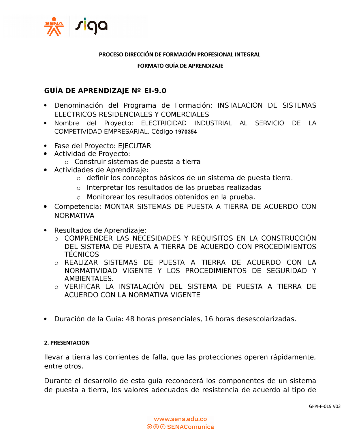 GFPI-F-019 GUIA DE Aprendizaje - EI SPT-Modelo - PROCESO DIRECCIÓN DE FORMACIÓN PROFESIONAL ...