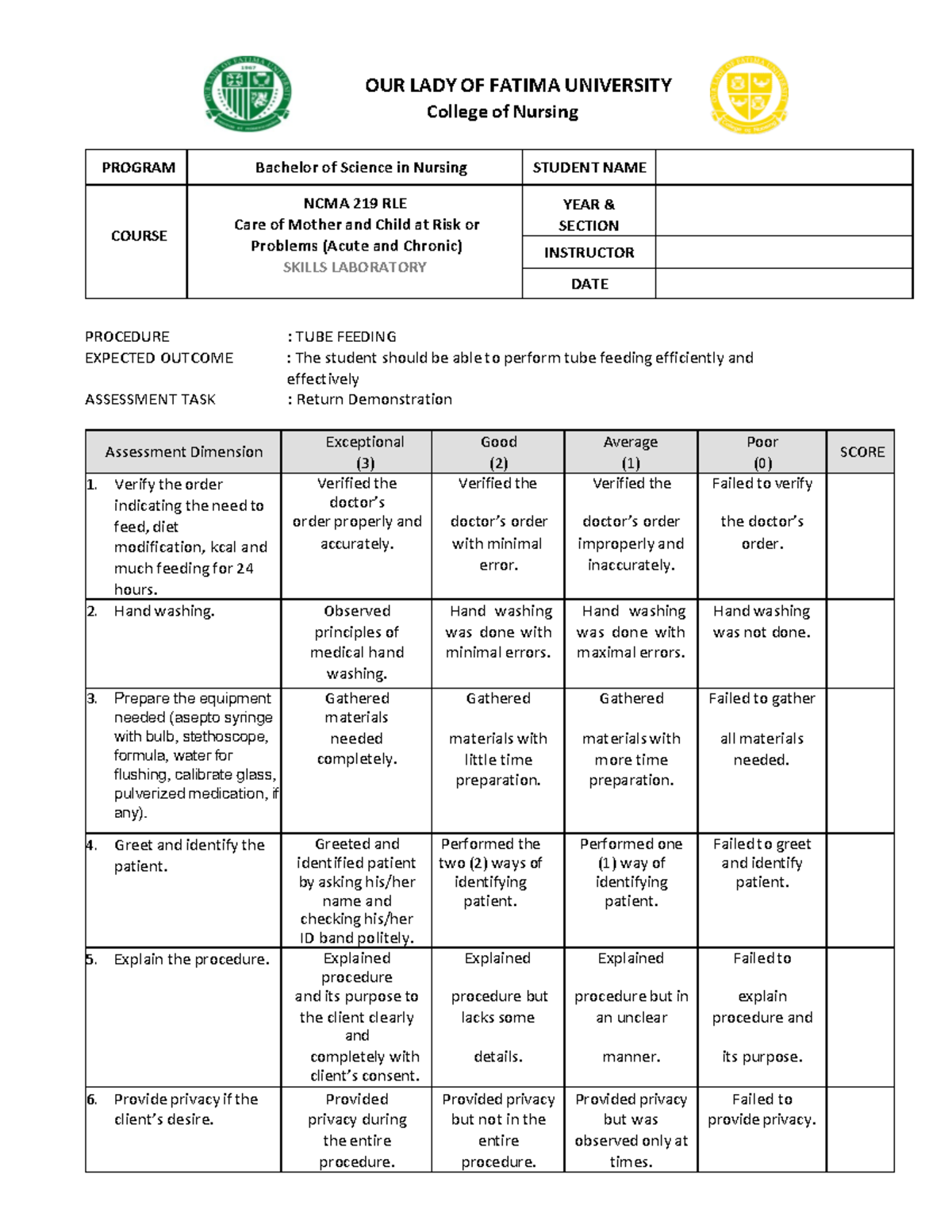 ncma-219-rubrics-tube-feeding-our-lady-of-fatima-university-college