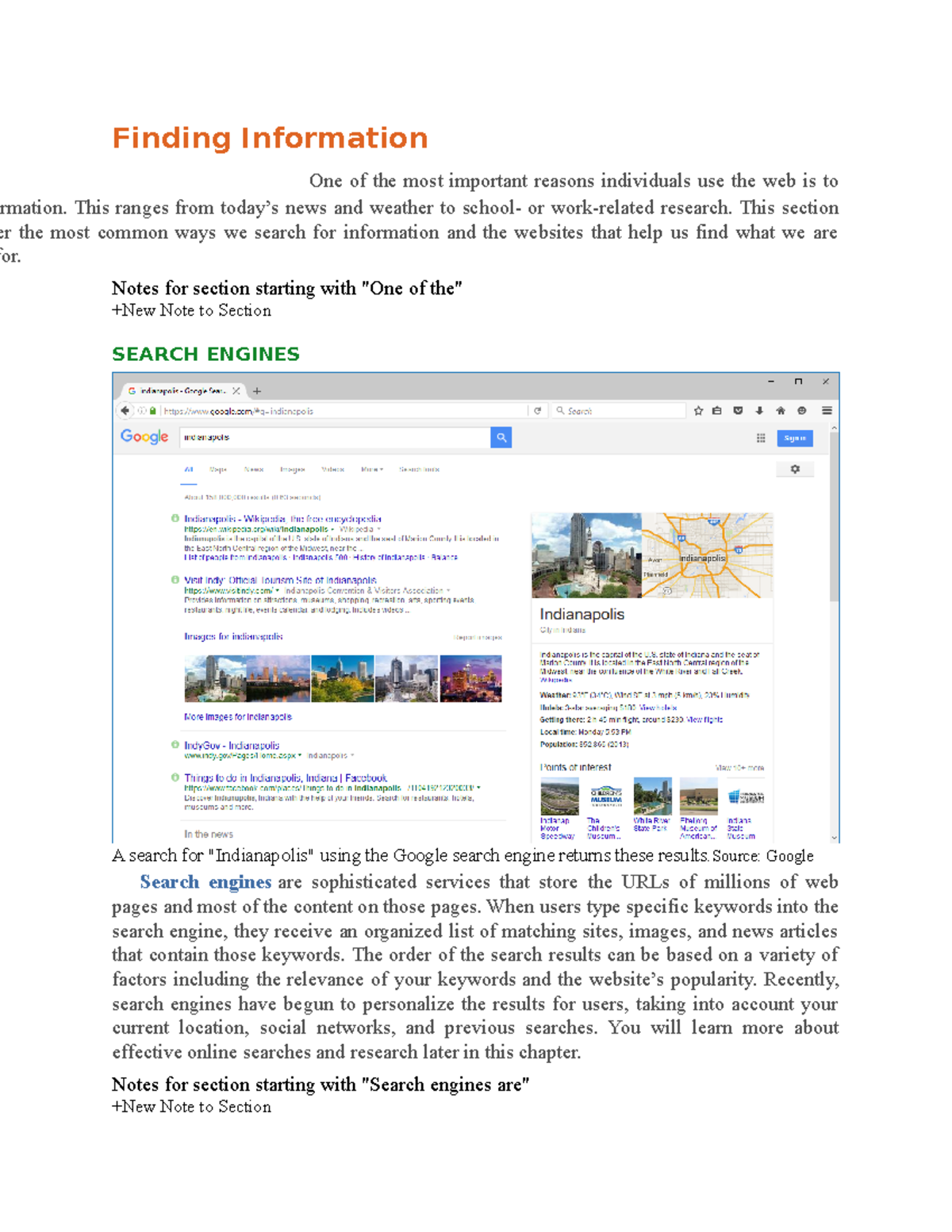 Chapter 93-Finding Information - Finding Information let me tryOne of ...