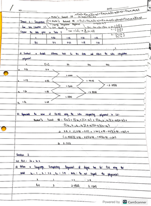 Tutorial 1 Solutions of Non Linear Equation - Introduction To Numerical ...