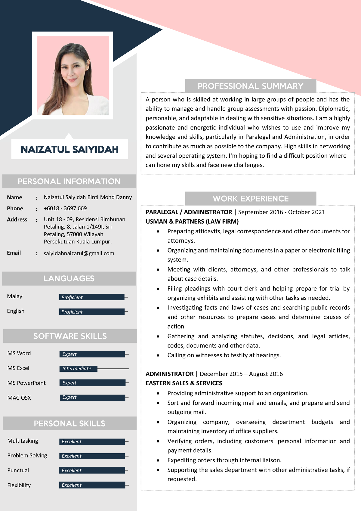 TWU - Naizatul (english) - NAIZATUL SAIYIDAH A person who is skilled at ...