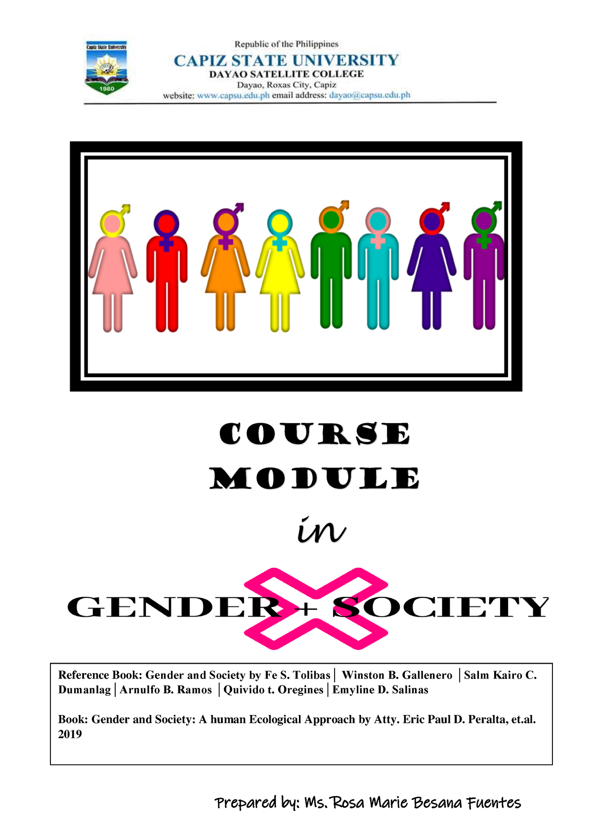 Module 4 Gender AND Society - Prepared By: Ms. Rosa Marie Besana ...