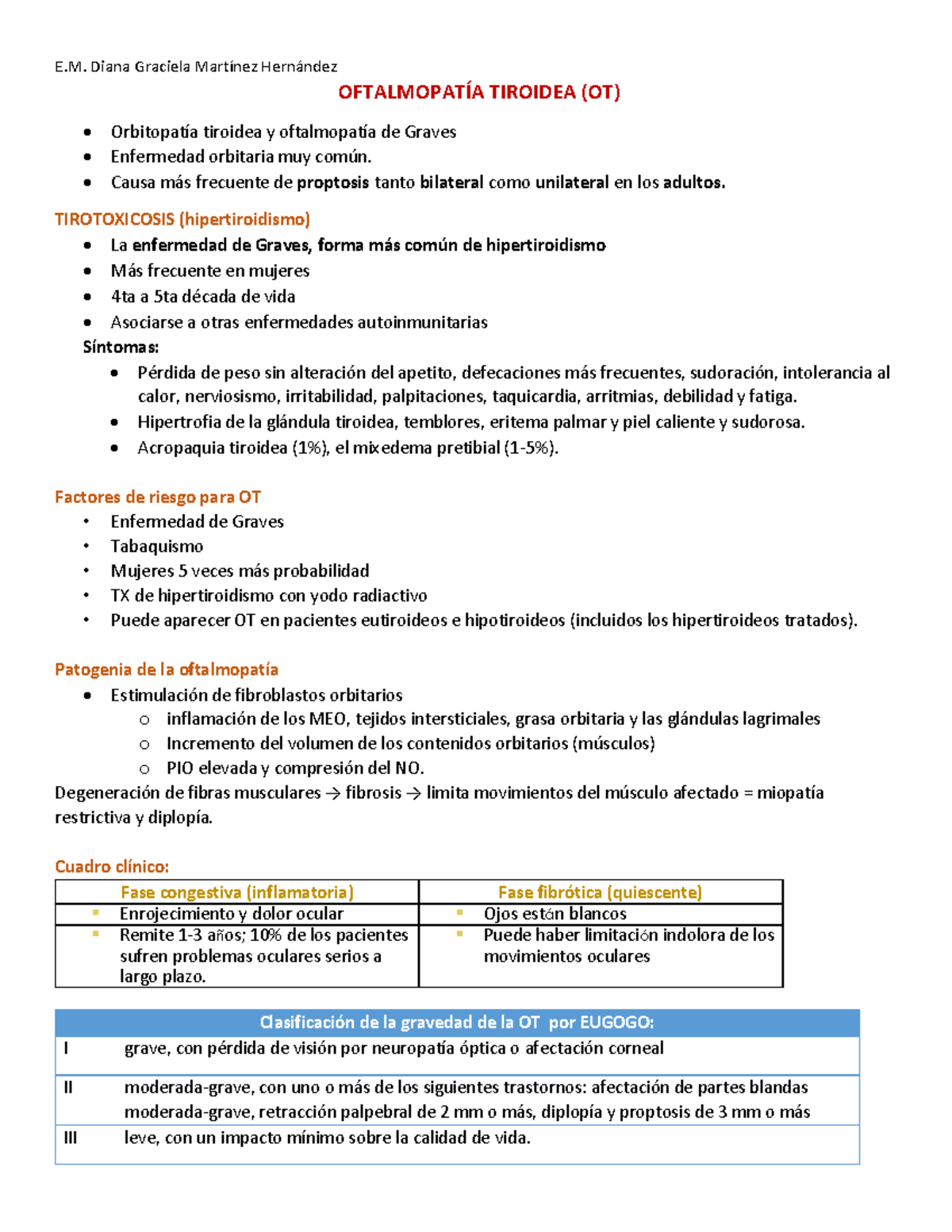Perdida de peso y fatiga causas