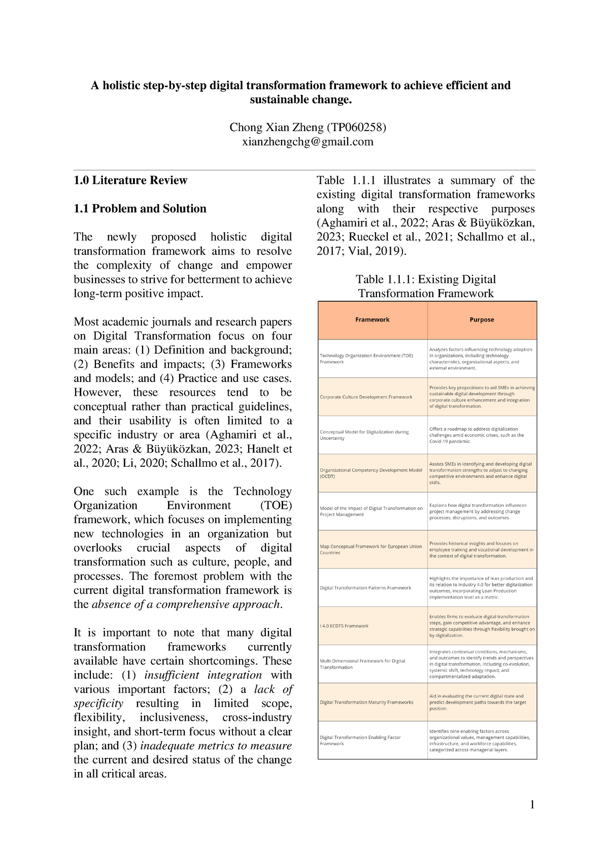 lit review in research proposal