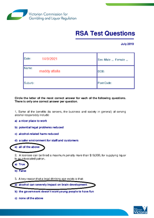 HSP111 module one - notes - HSP111- Foundations of Human Behaviour ...