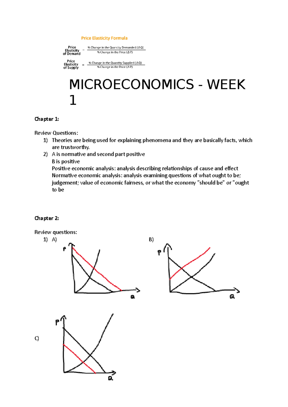 Microe. Week 1 - Micro - MICROECONOMICS - WEEK 1 Chapter 1: Review ...