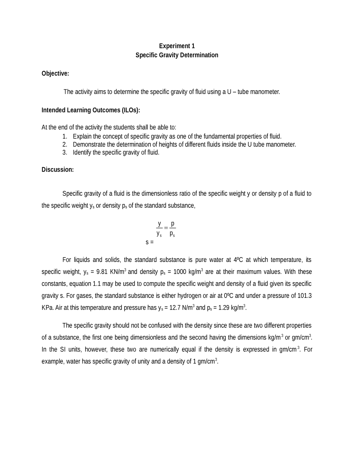 Laboratory Activity #3 – The Beaks of Finches