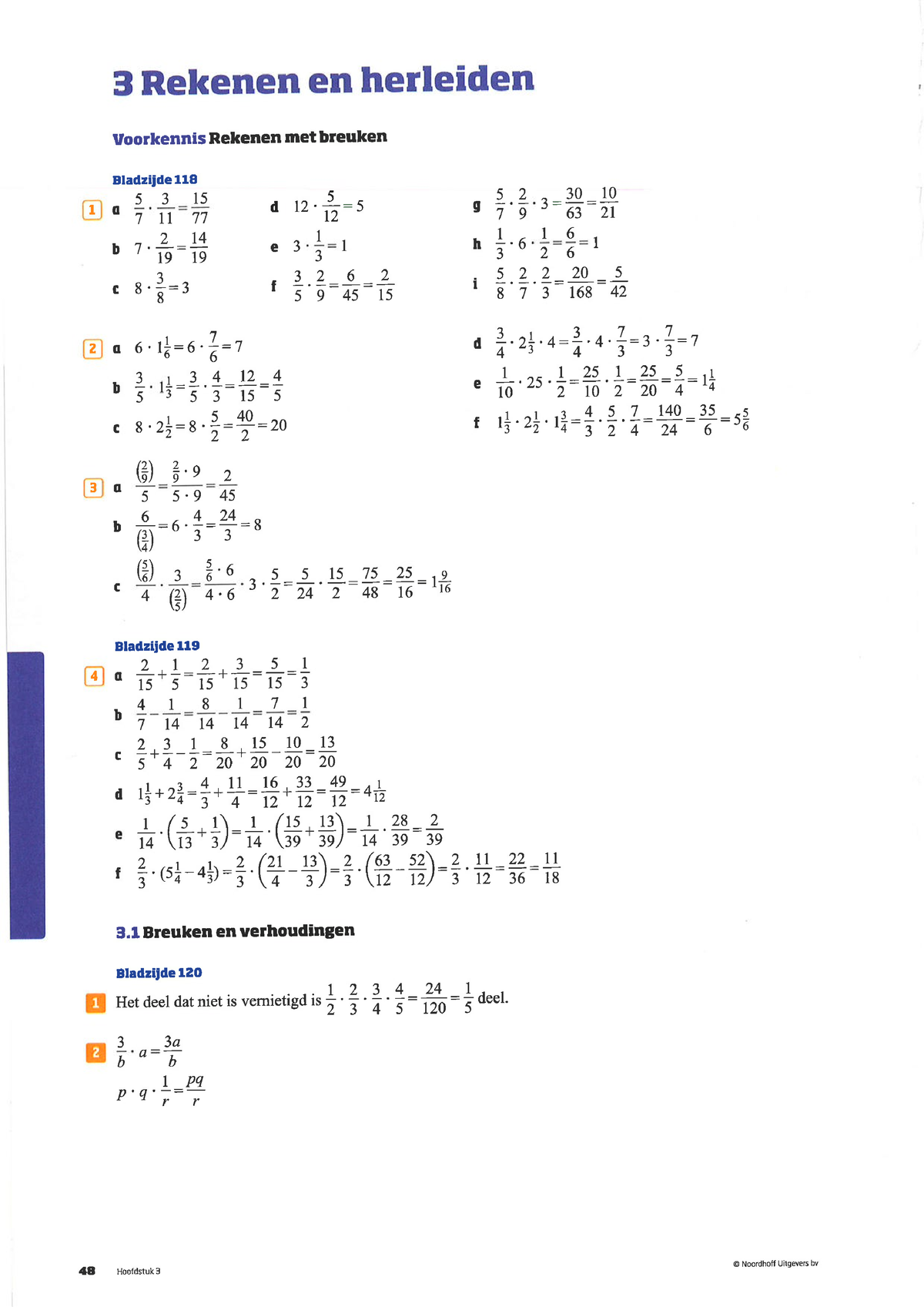 GR12 Vwo Wis A H3 Uitw - Uitwerkingen - Wiskunde A - Studeersnel