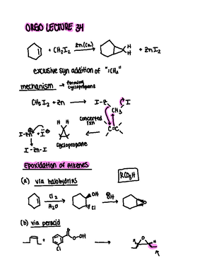 Orgo Lecture 16 (10-12-22) - ORGO LECTURE 16 10 12 22 CHIRALITY FOR ...