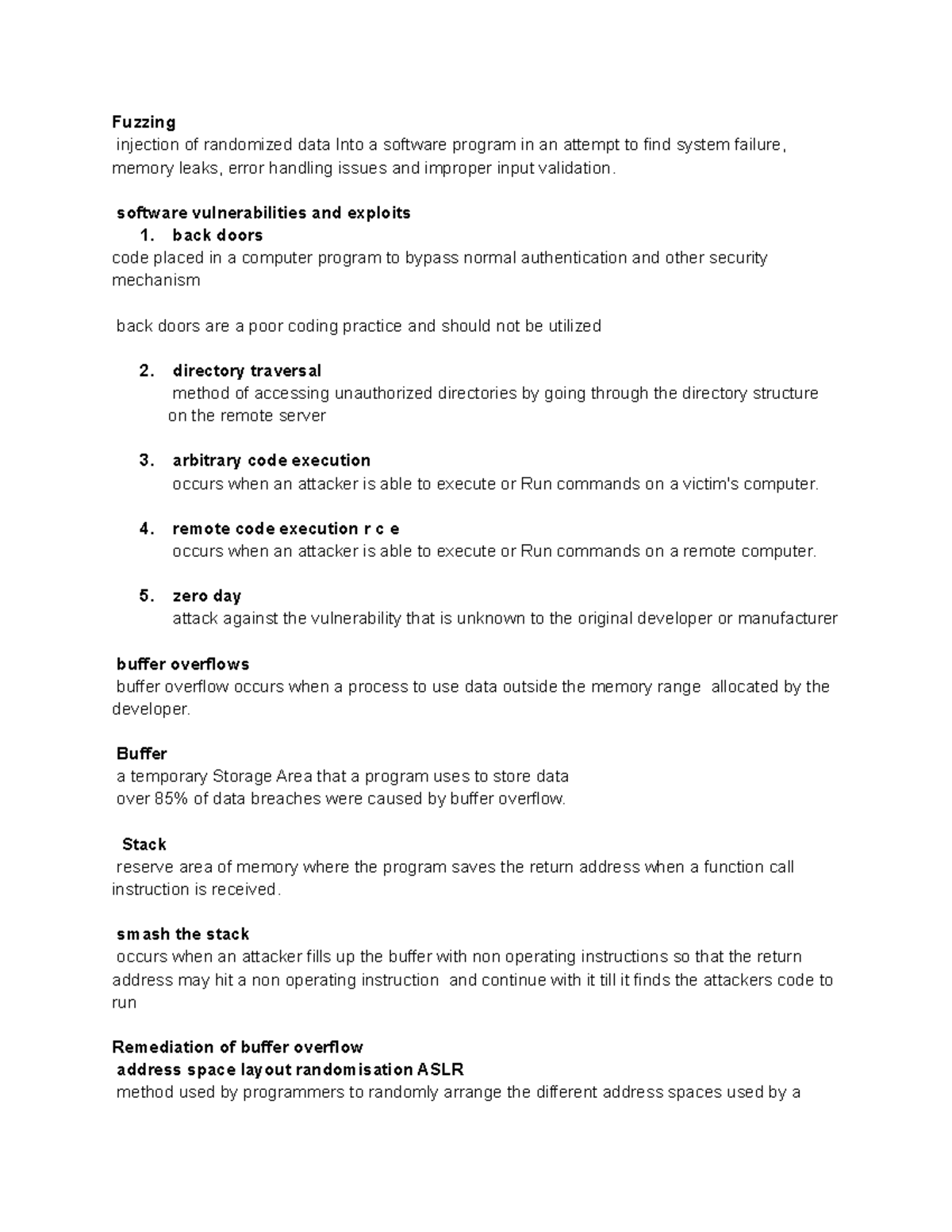 Comptia security + 601 software vulnerabilities and exploits, XSS and ...