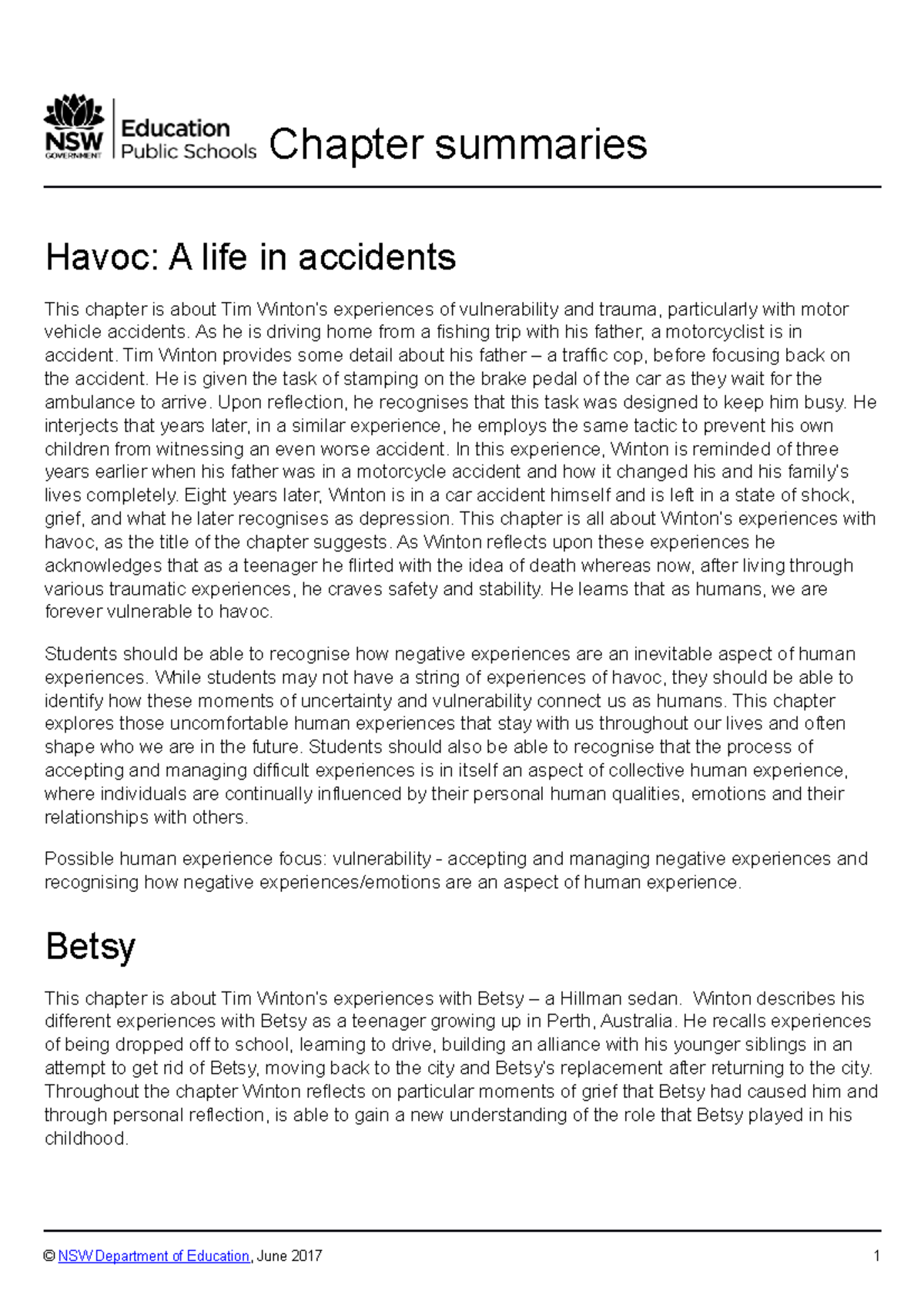 Englishs6theboybehindthecurtainresource2chaptersummaries