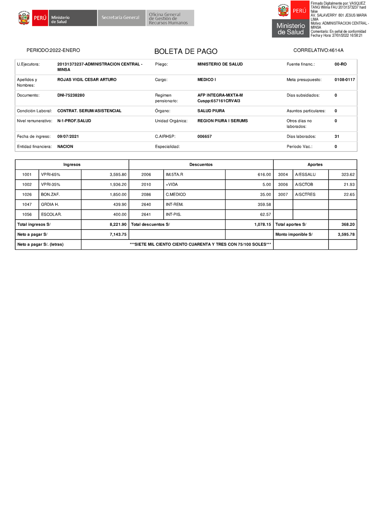 Mis Boletas De Pago Minsa Image to u