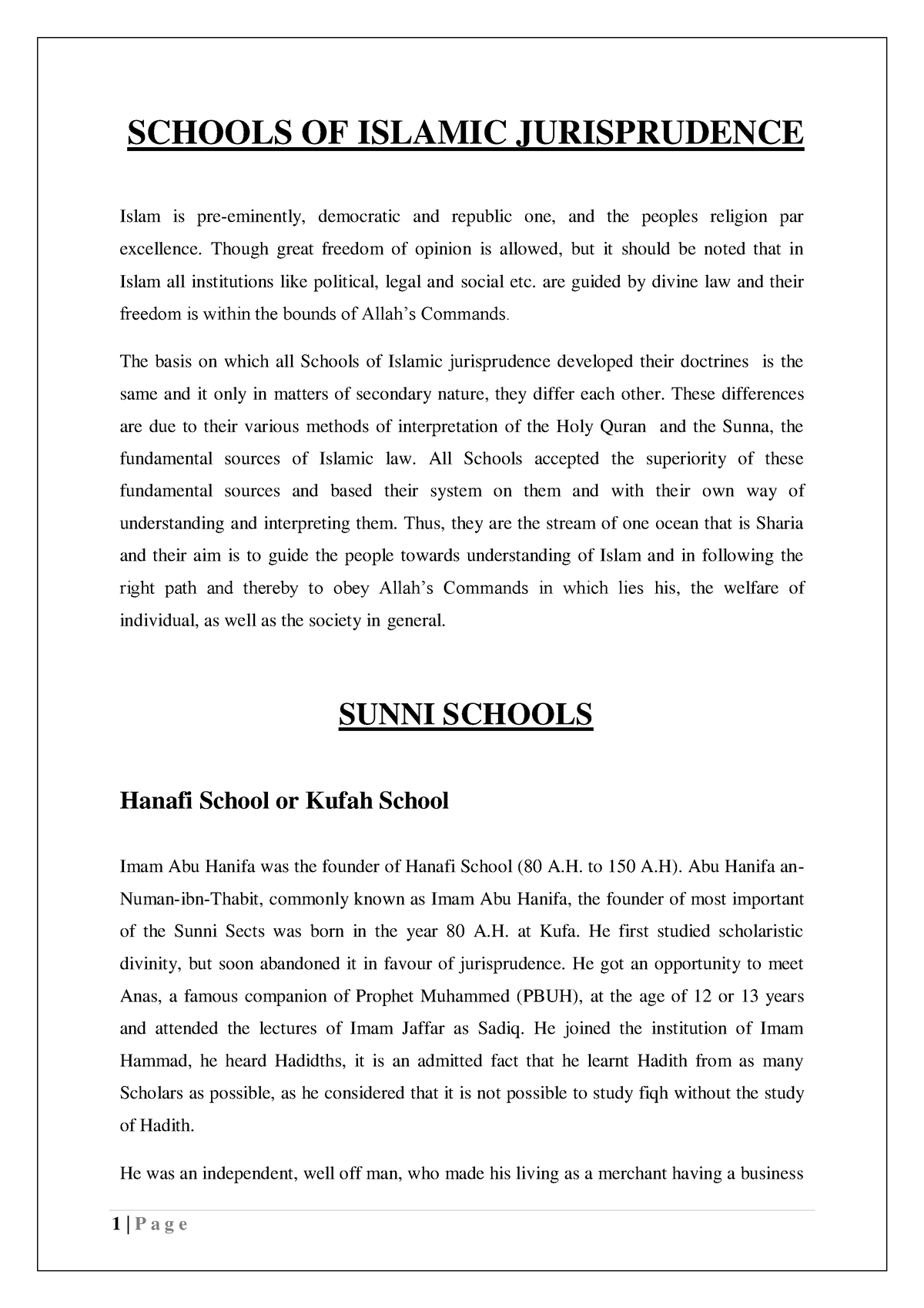 schools-of-islamic-law-law-materials-schools-of-islamic-jurisprudence-islam-is-pre-eminently