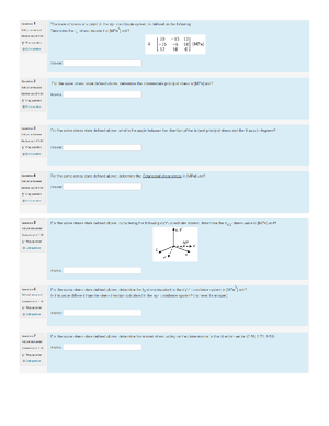 Mechanics of solids two course outline version 2 - Mechanics of Solids ...
