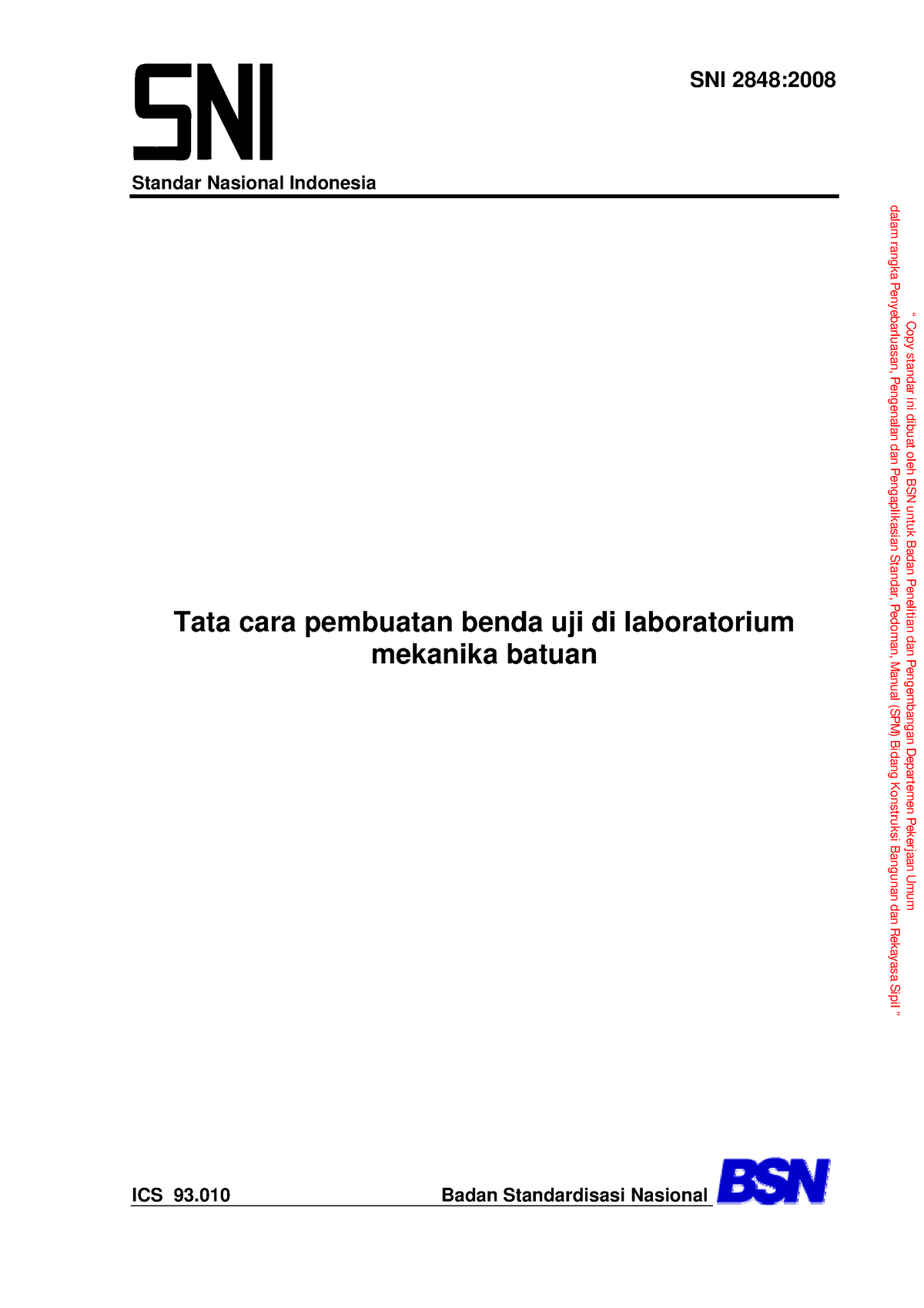 51891522 SNI 202848 2008 Mekbat - Standar Nasional Indonesia Tata Cara ...