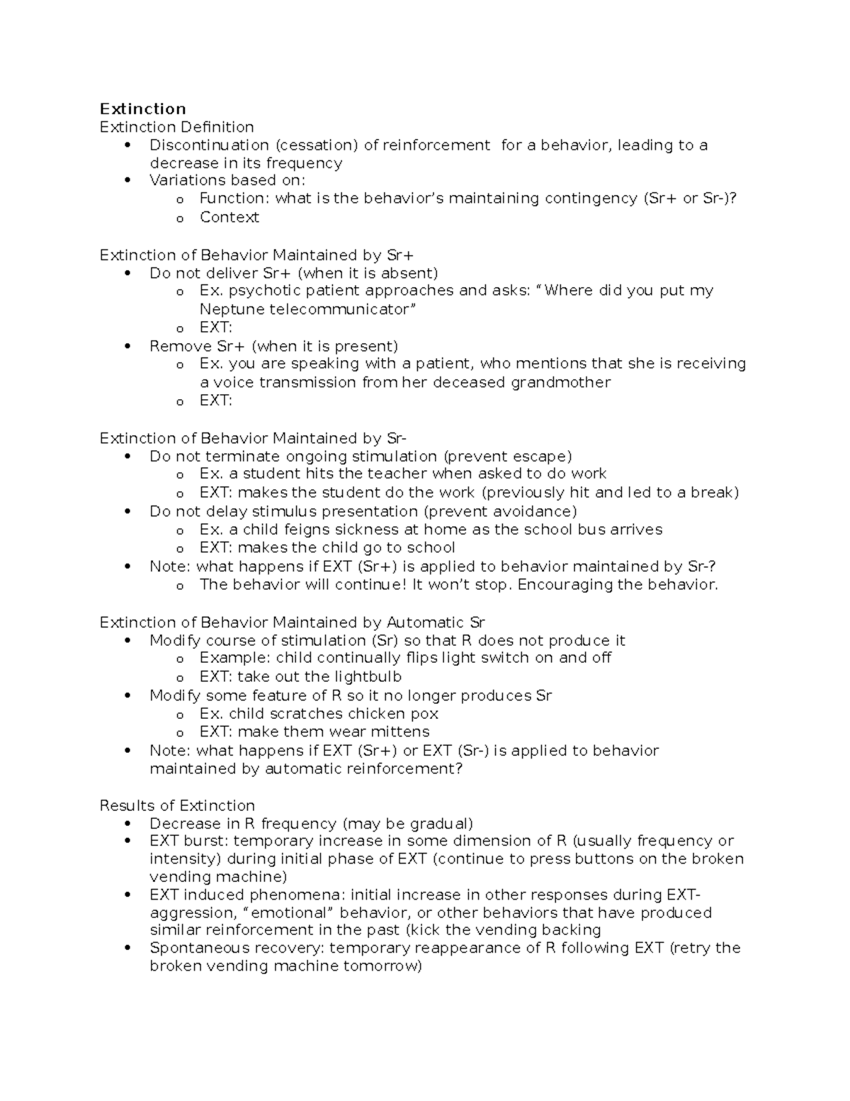 EAB3703- Extinction - Extinction Extinction Definition Discontinuation ...