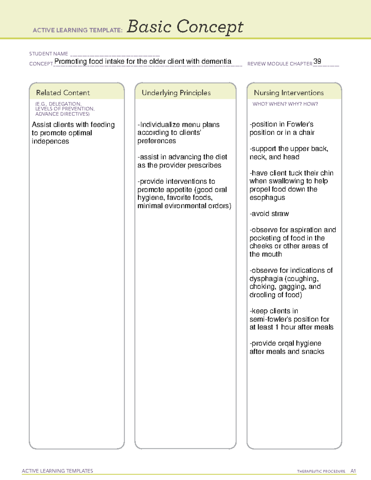  Managing Client Care Ati Template 