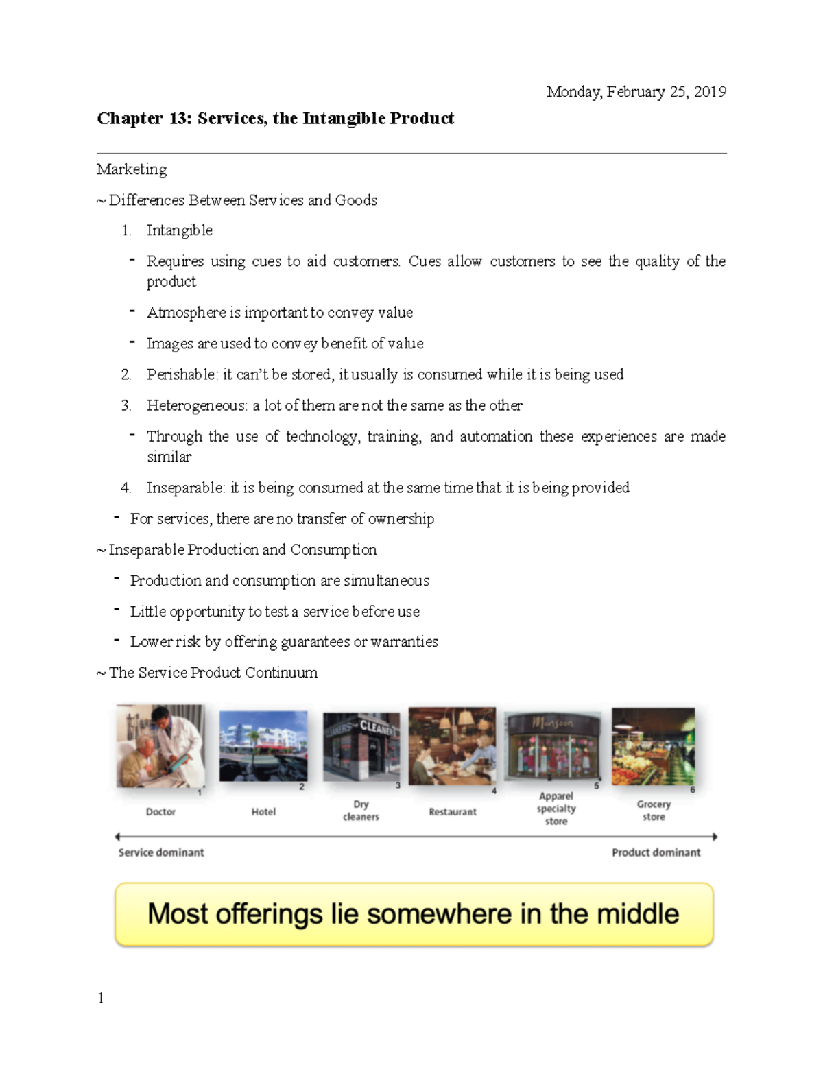 Chapter 13- Services, the Intangible Product - Chapter 13: Services ...