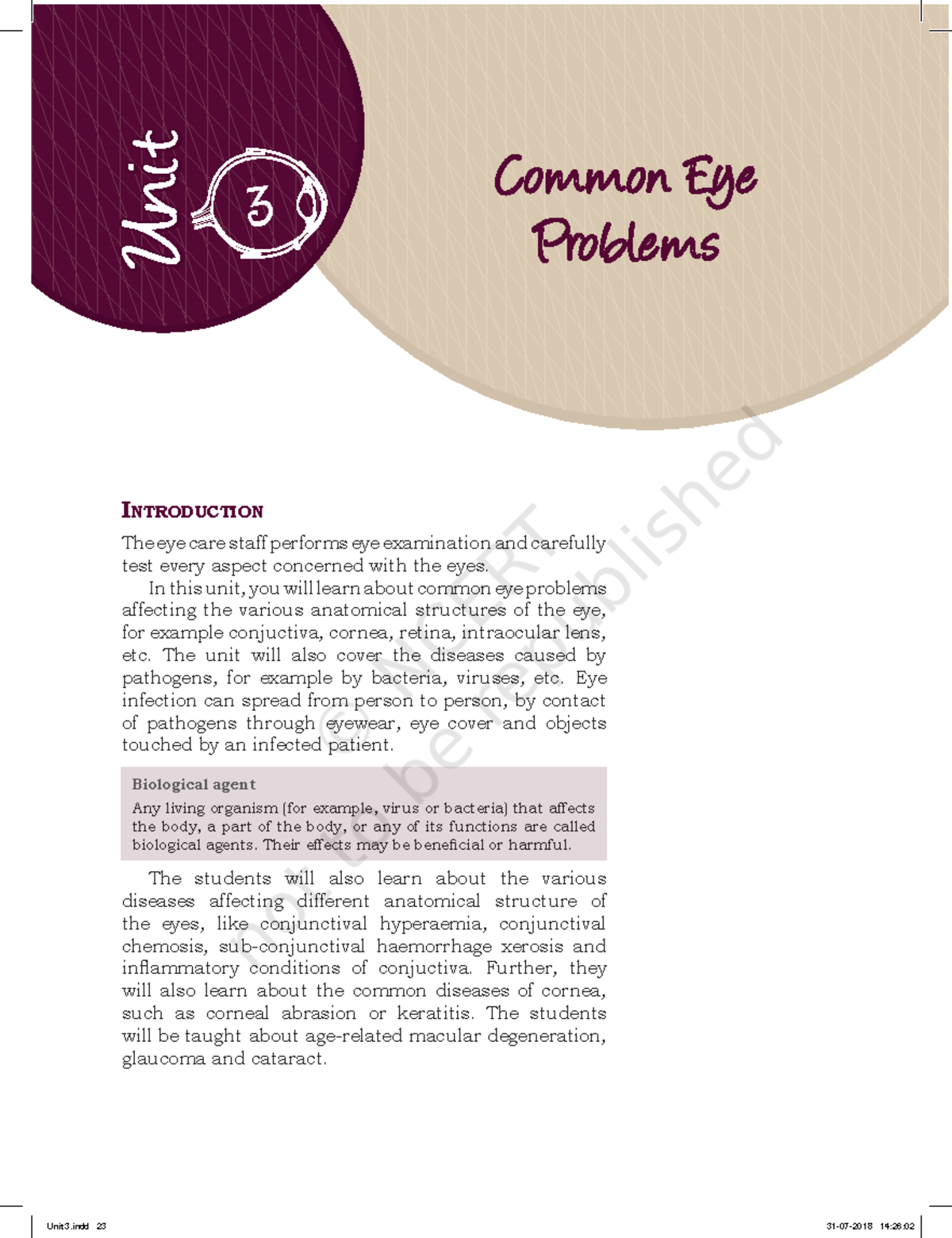 13. Common Eye Problems Author Ncert - Common Eye Problems IntroductIon ...