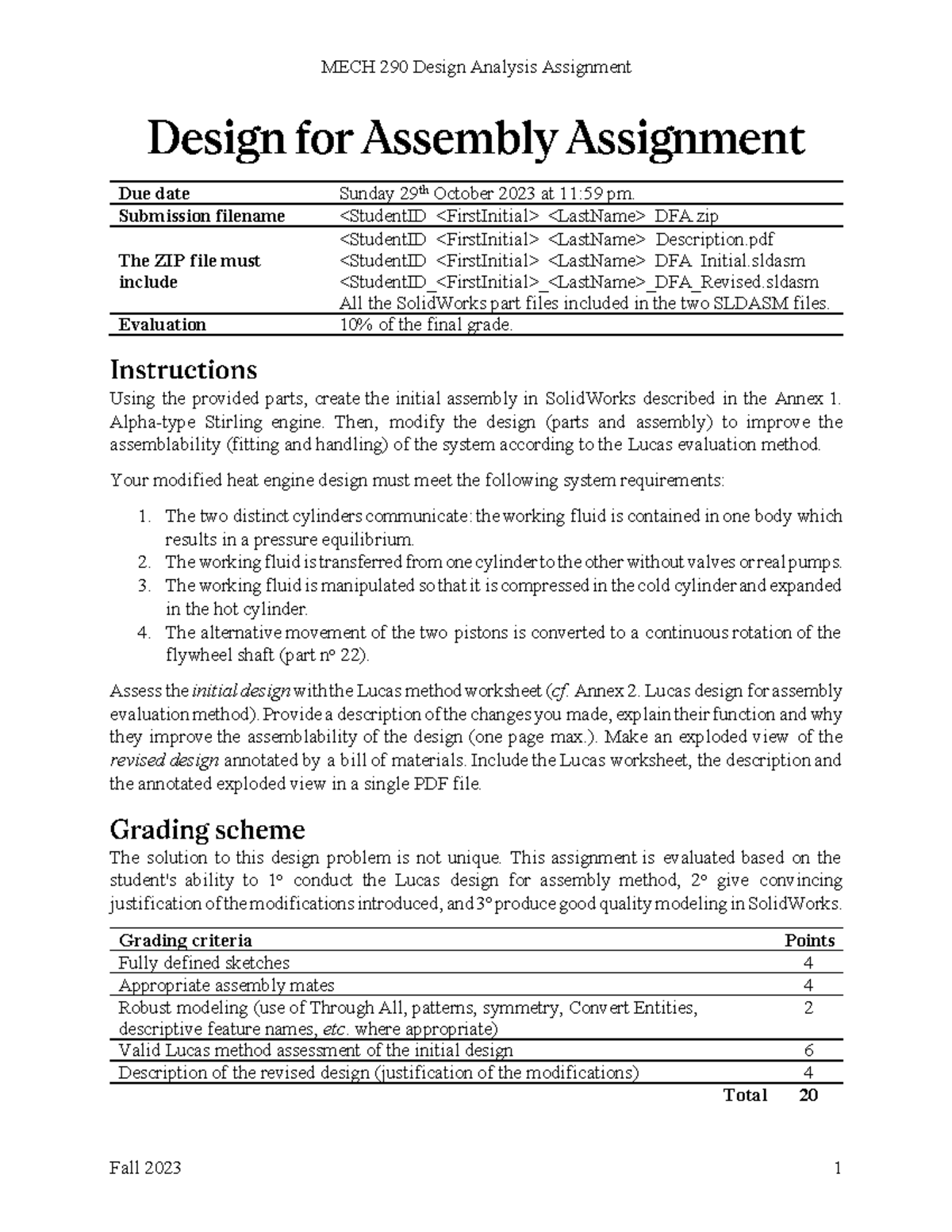 DFA Subject F23 - DFA - Due date Sunday 29 th October 2023 at 11:59 pm ...