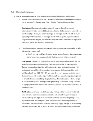 Task 2-D006- Task 2 - Special Education Learning Segment Overview ...