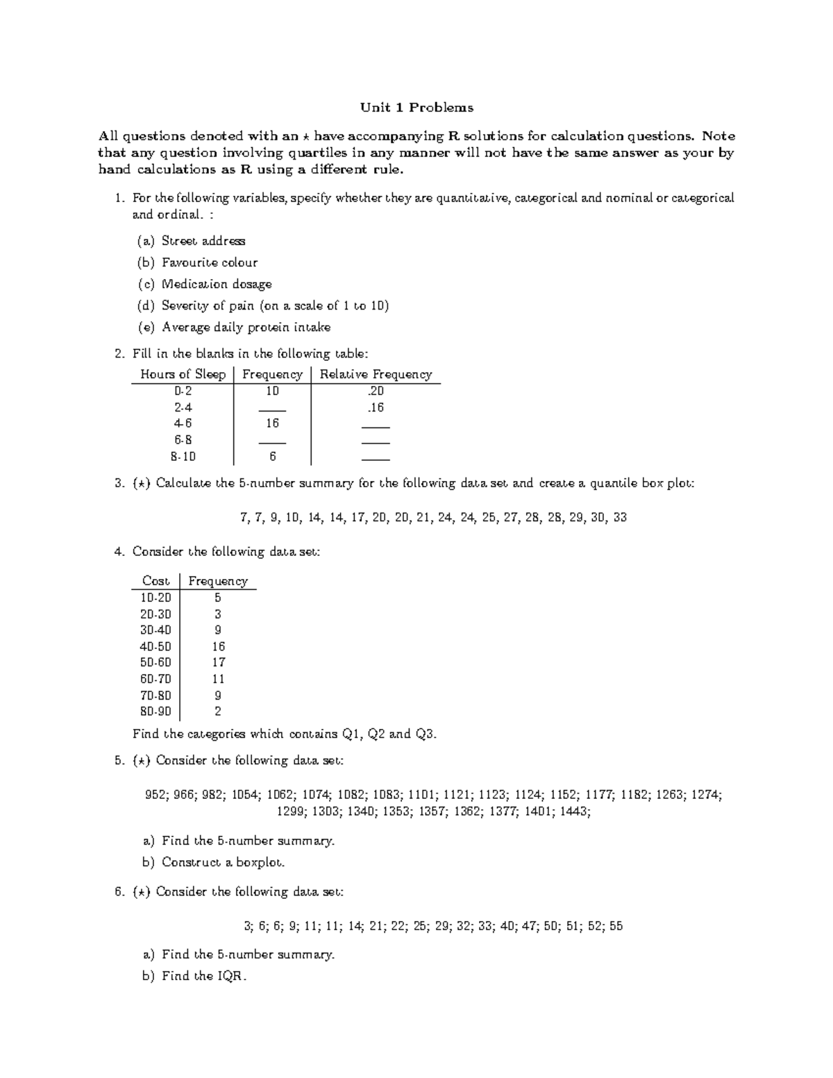 Unit 1 Problems-1150 for better understanding - Unit 1 Problems All ...