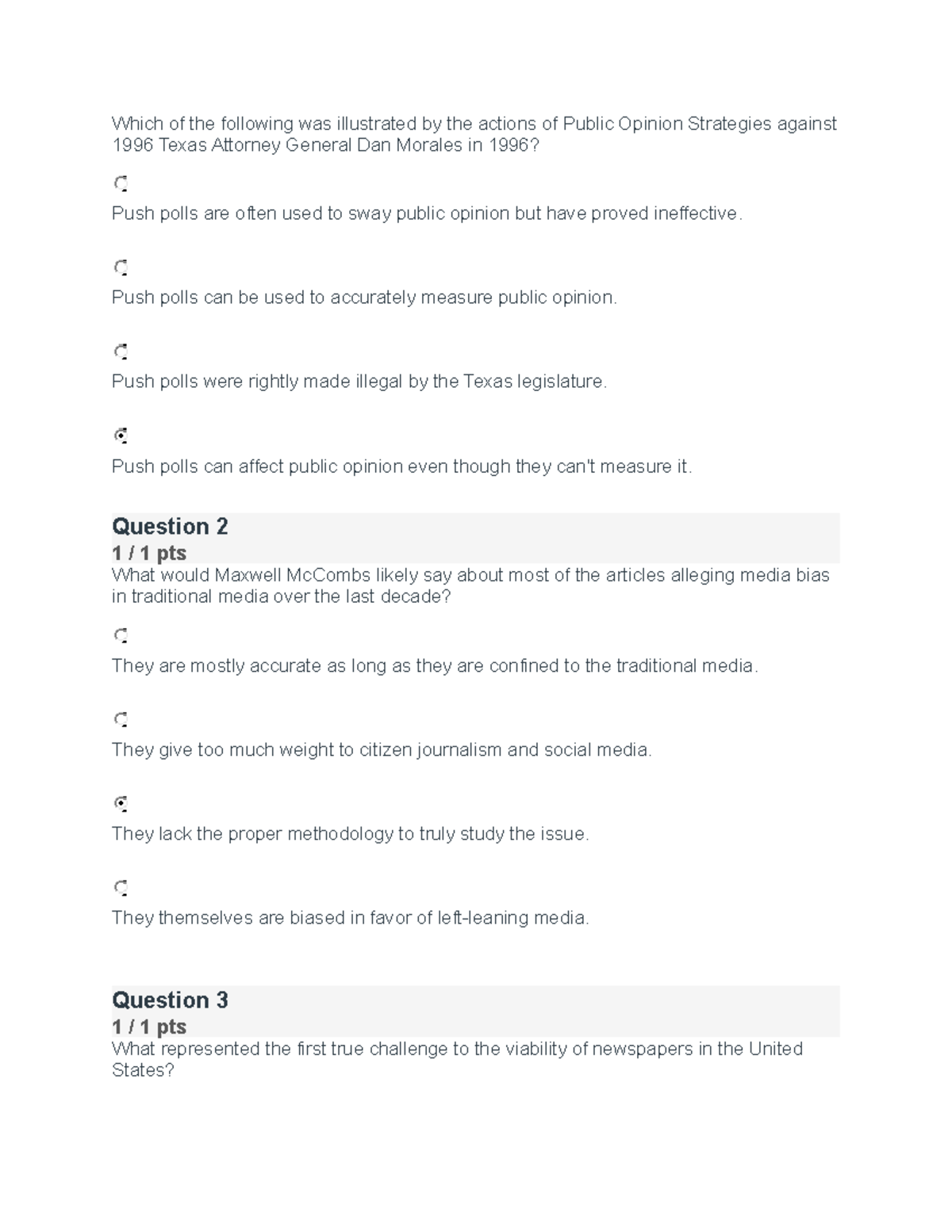 Chapter 14 Quiz Govet - Quiz - GOV 2305 - HCC - Studocu