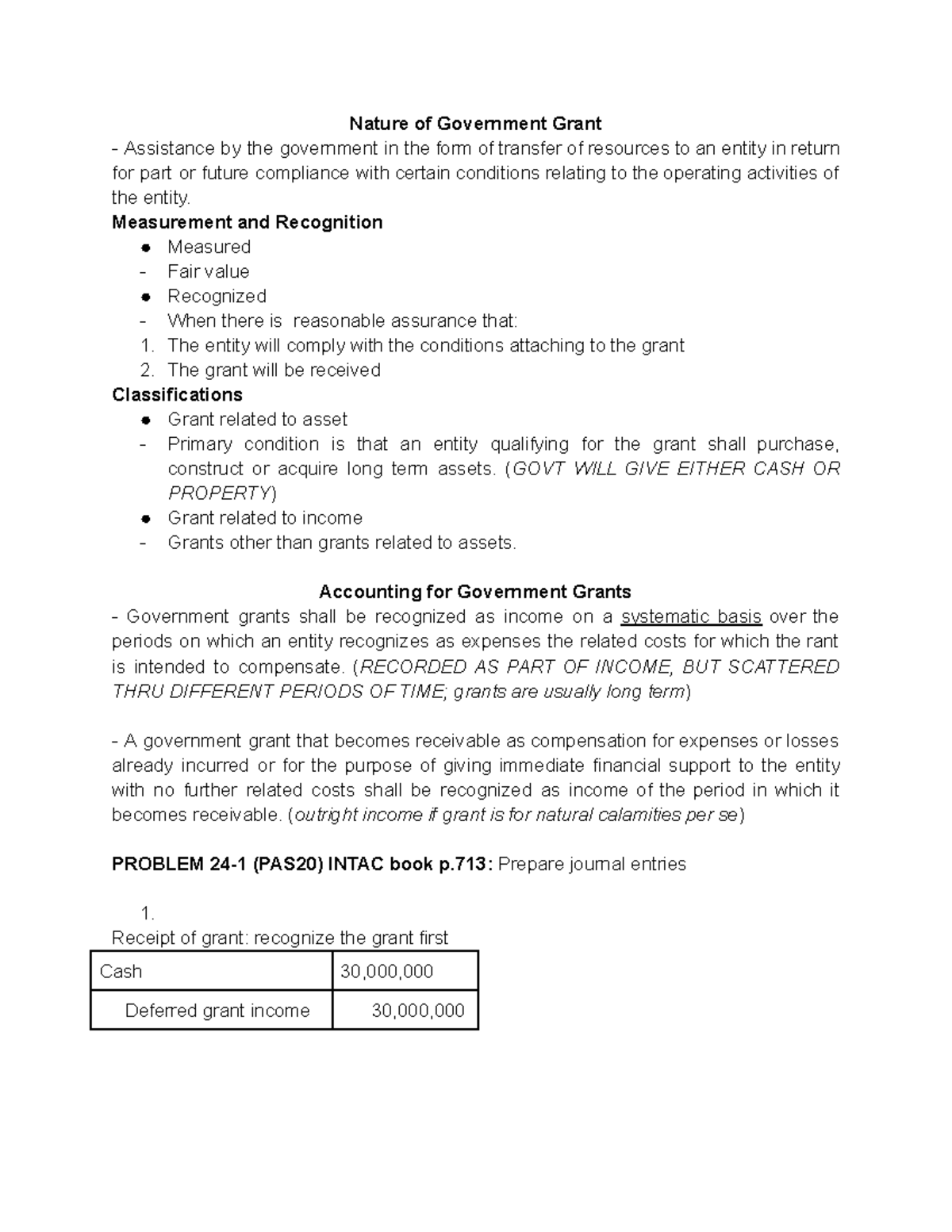 Government Grant - JSHDUHDUHUHDUJMNDJNUUBDJB - Nature of Government ...