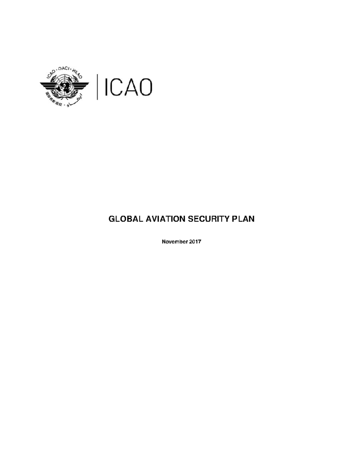 Global Aviation Security Plan November 2017 en - GLOBAL AVIATION ...