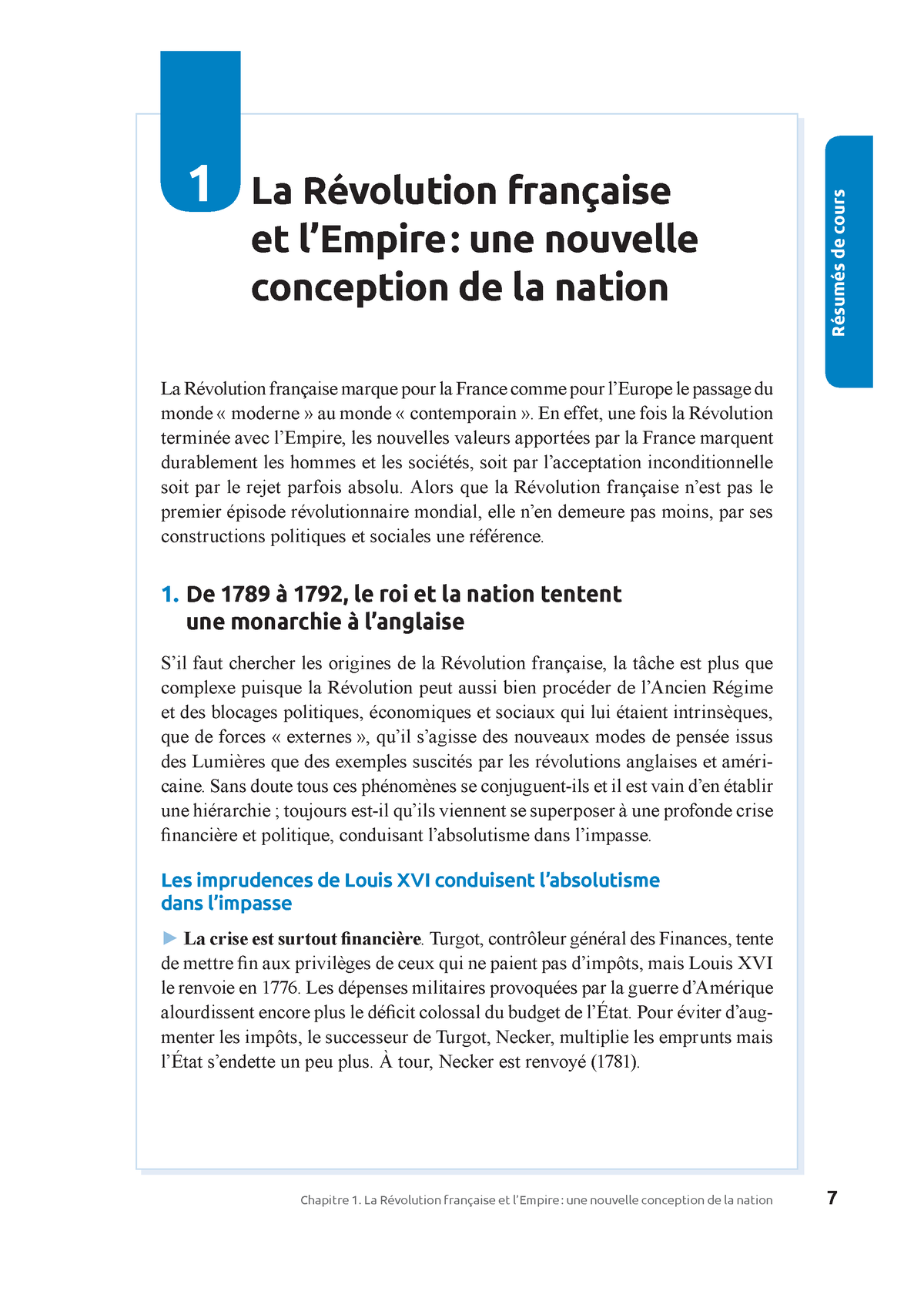 dissertation la revolution francaise et l'empire