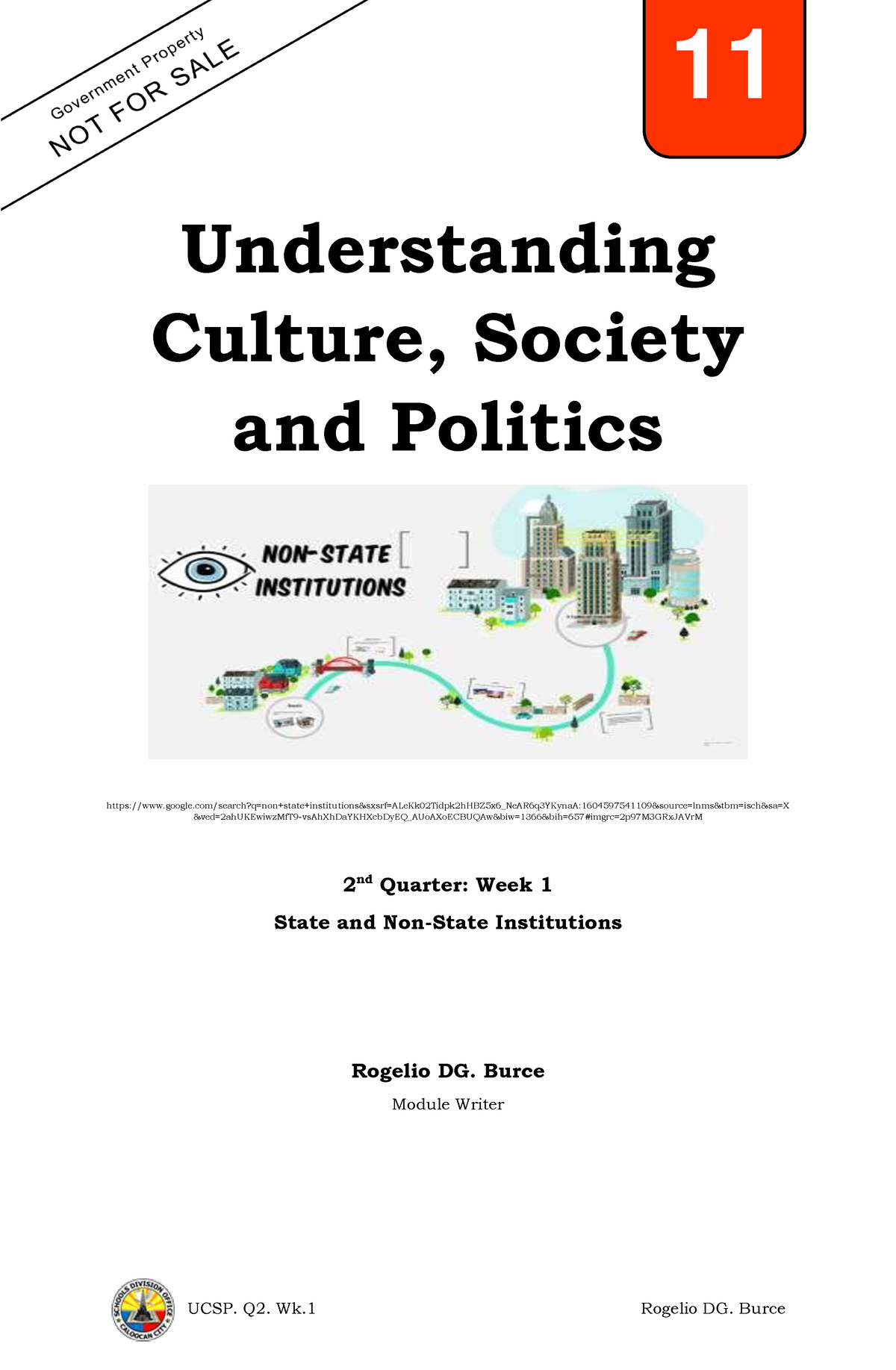 UCSP Q2 WEEK 1 - UNDERSTANDING CULTURE, SOCIETY, AND POLITICS THE ...