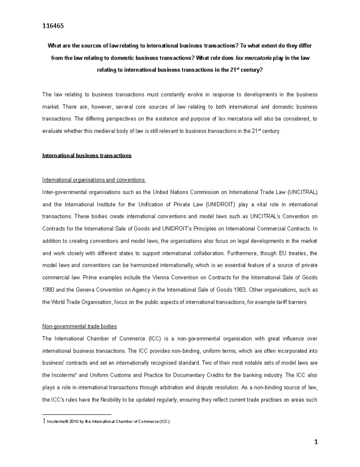 Examples of commercial transactions image