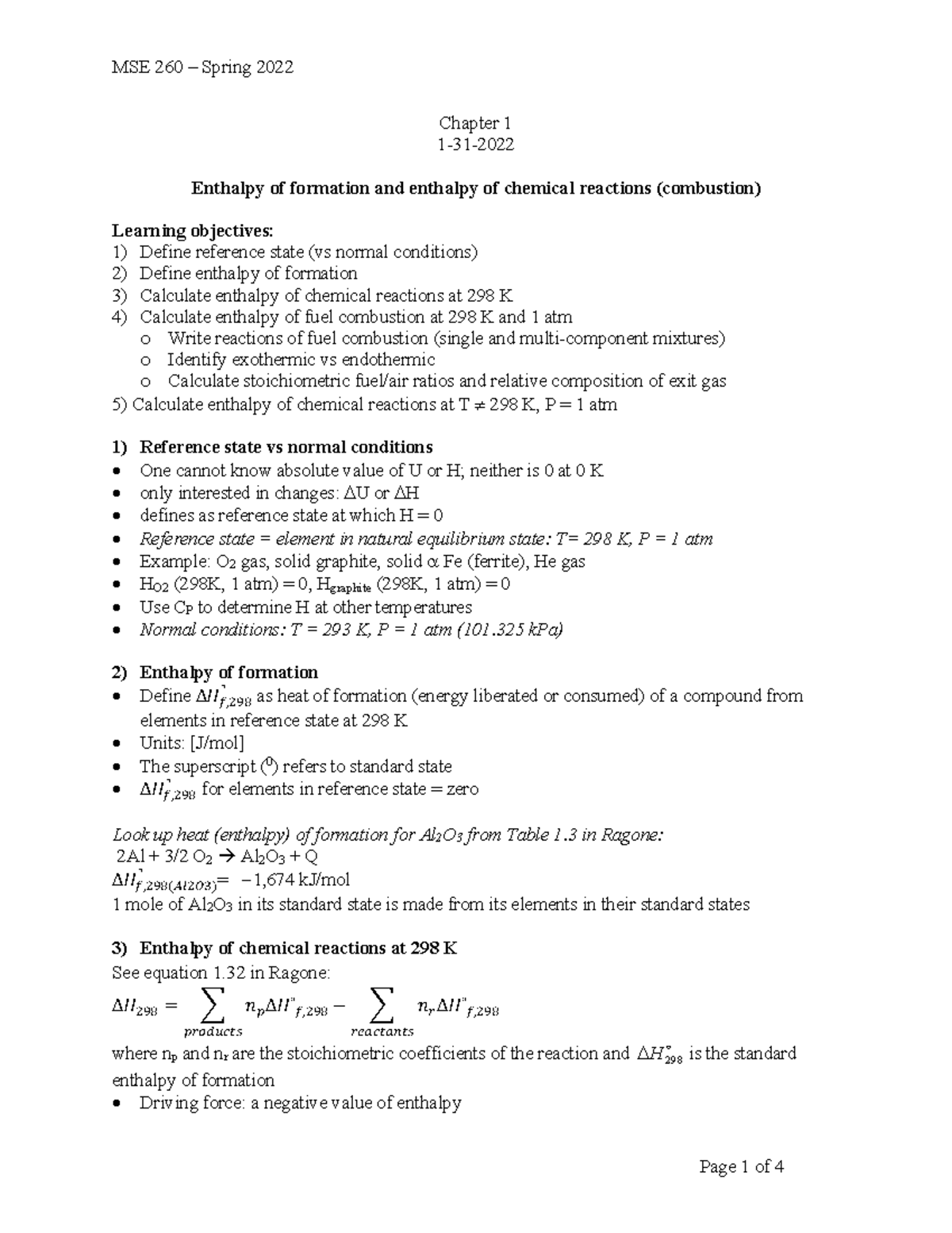 01-enthalpy-of-reaction-1-31-22-c-chapter-1-1-31-enthalpy-of