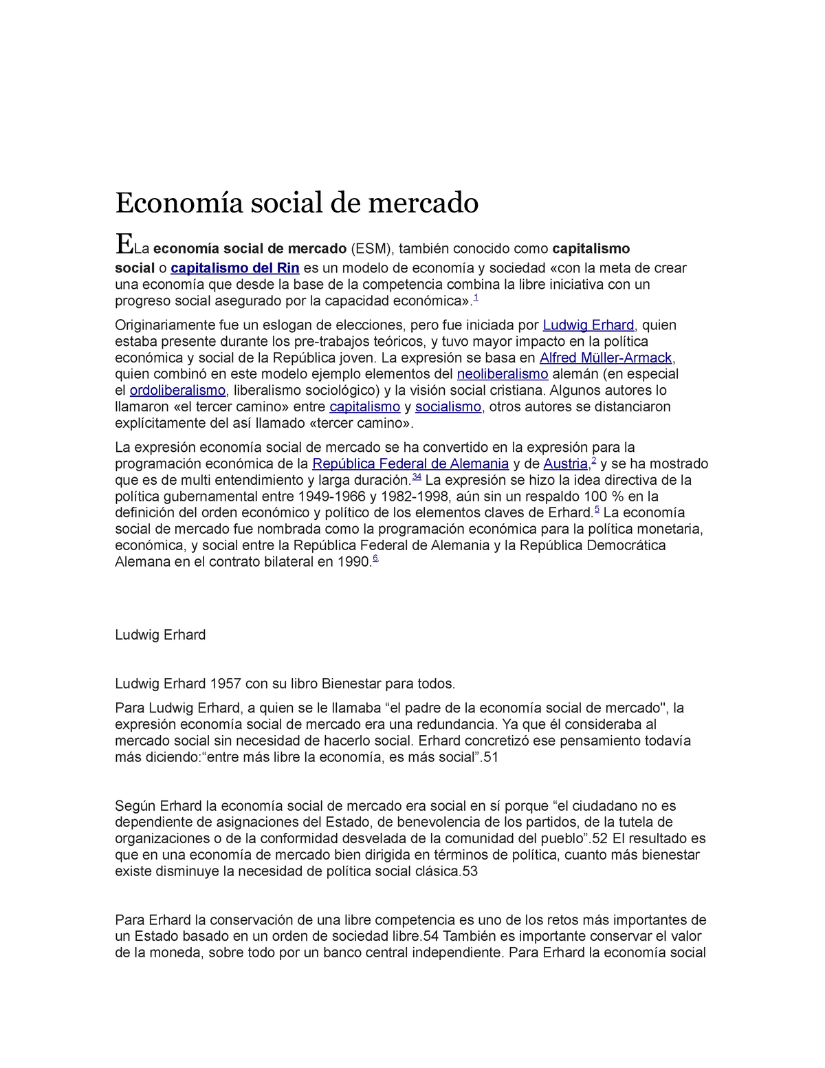 Economia Social DEL Mercado - Economía Social De Mercado ELa Economía ...