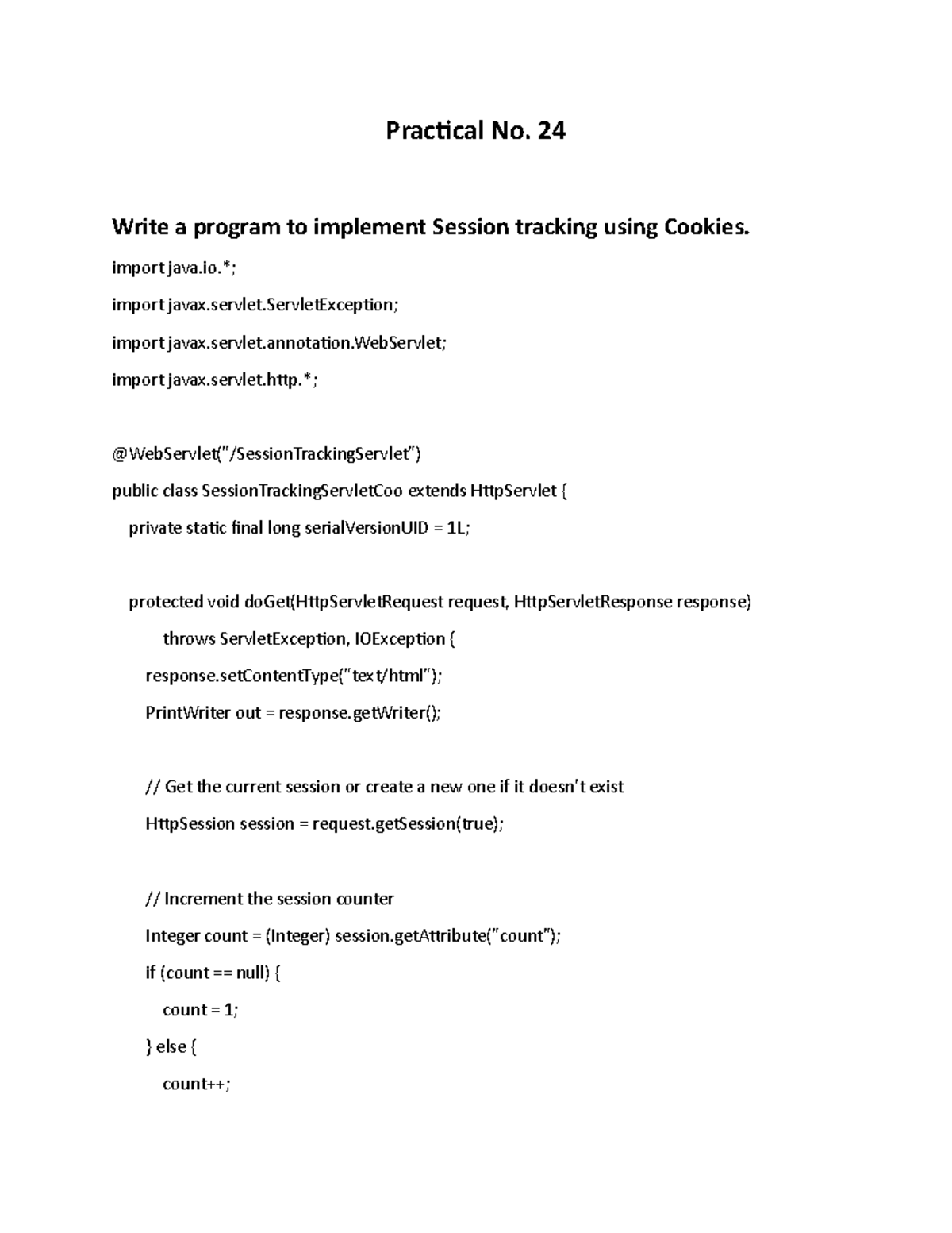 Practical No 24 merged - Mcq - Practical No. 24 Write a program to ...