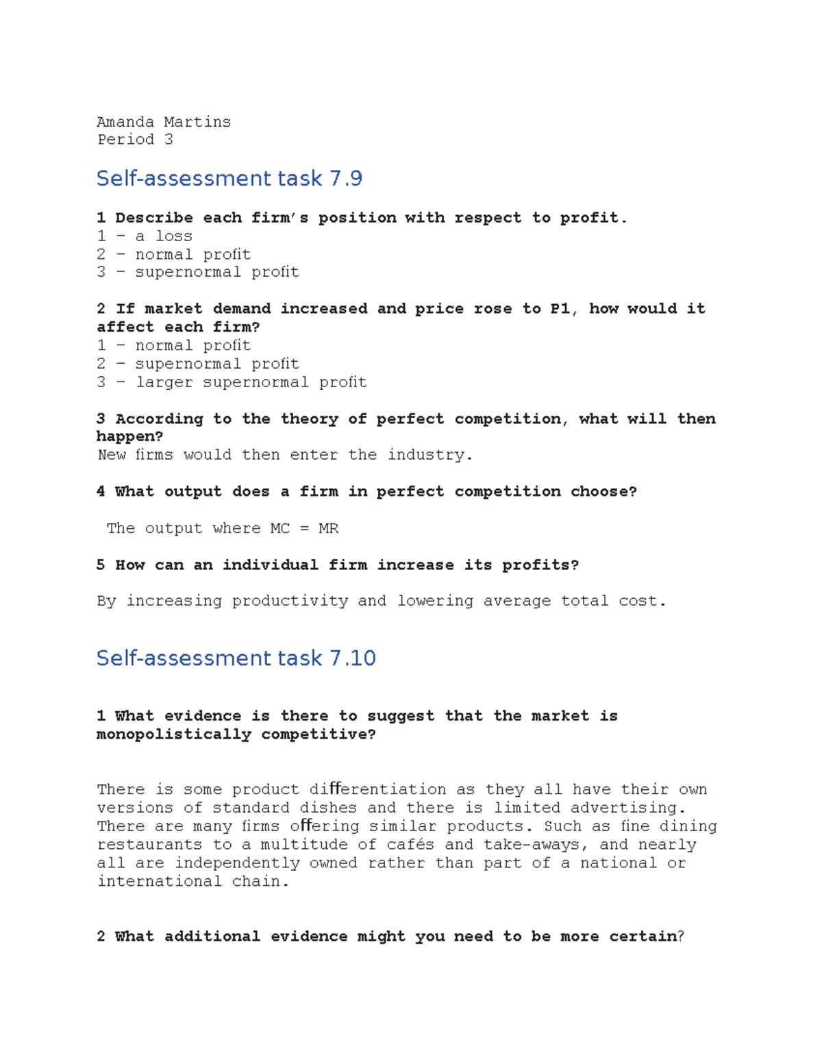 Econ 7 - Notes on chapter 7 - Amanda Martins Period 3 Self-assessment ...