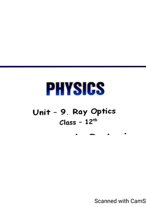 Physics Investigatory Project - To investigate the relation between the ...